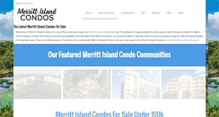 Desktop Screenshot of merrittislandcondos.com